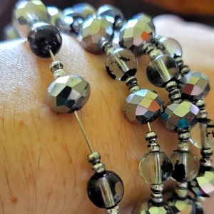 2 spiral chuck bracelets